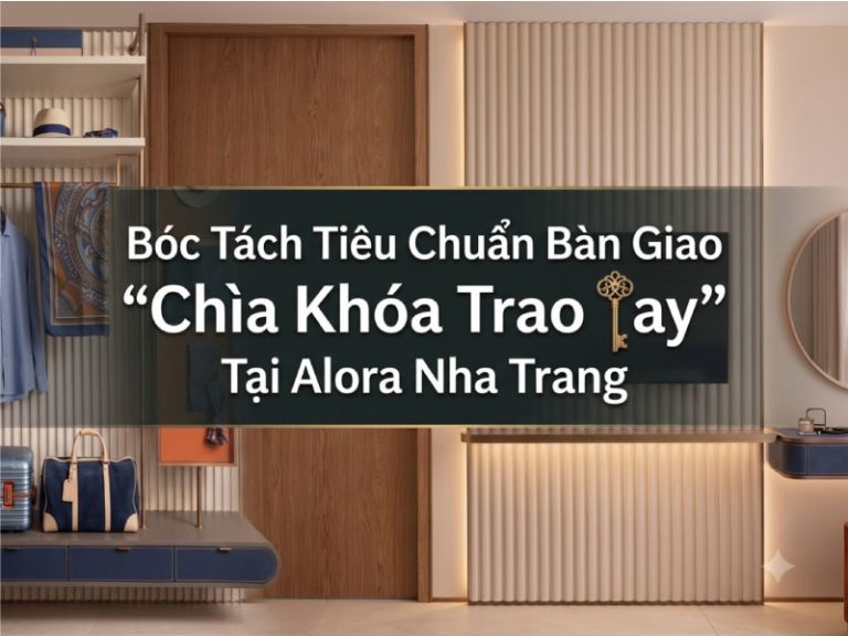 Bóc Tách Tiêu Chuẩn Bàn Giao "Chìa Khóa Trao Tay" Tại Alora Nha Trang
